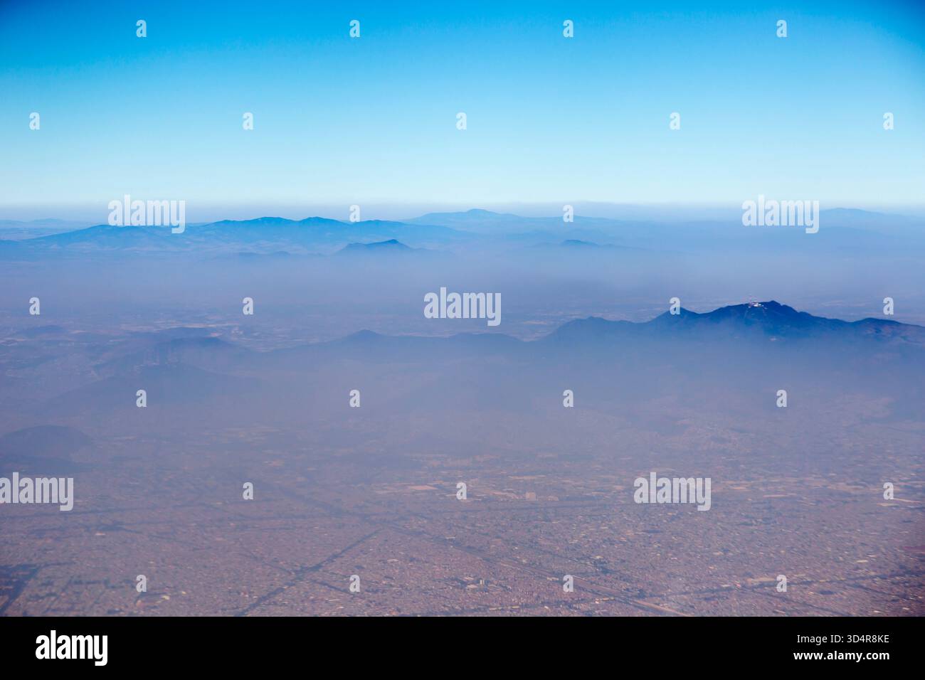 Vedute aeree del paese del Messico. Foto Stock