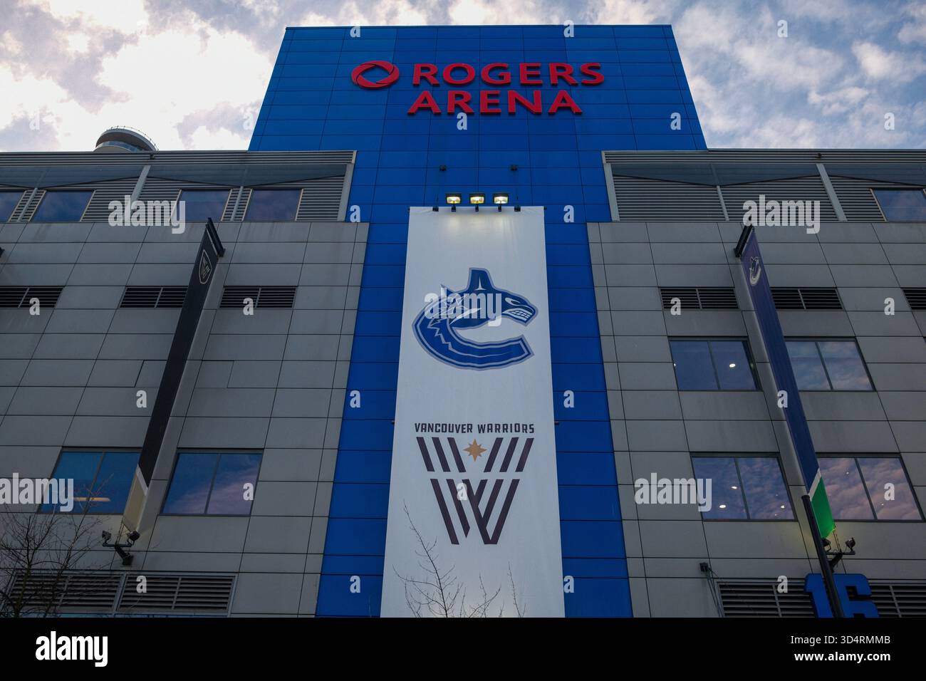 Rogers Arena di Vancouver, BC; sede dei Vancouver Canucks e dei Vancouver Warriors. Foto Stock