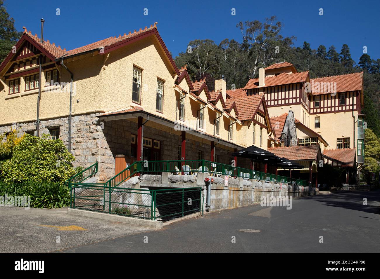 Casa delle grotte nelle grotte di Jenolan. Le grotte sono grotte calcaree situate all'interno della Jenolan Karst Conservation Reserve nella regione Central Tablelands. Foto Stock