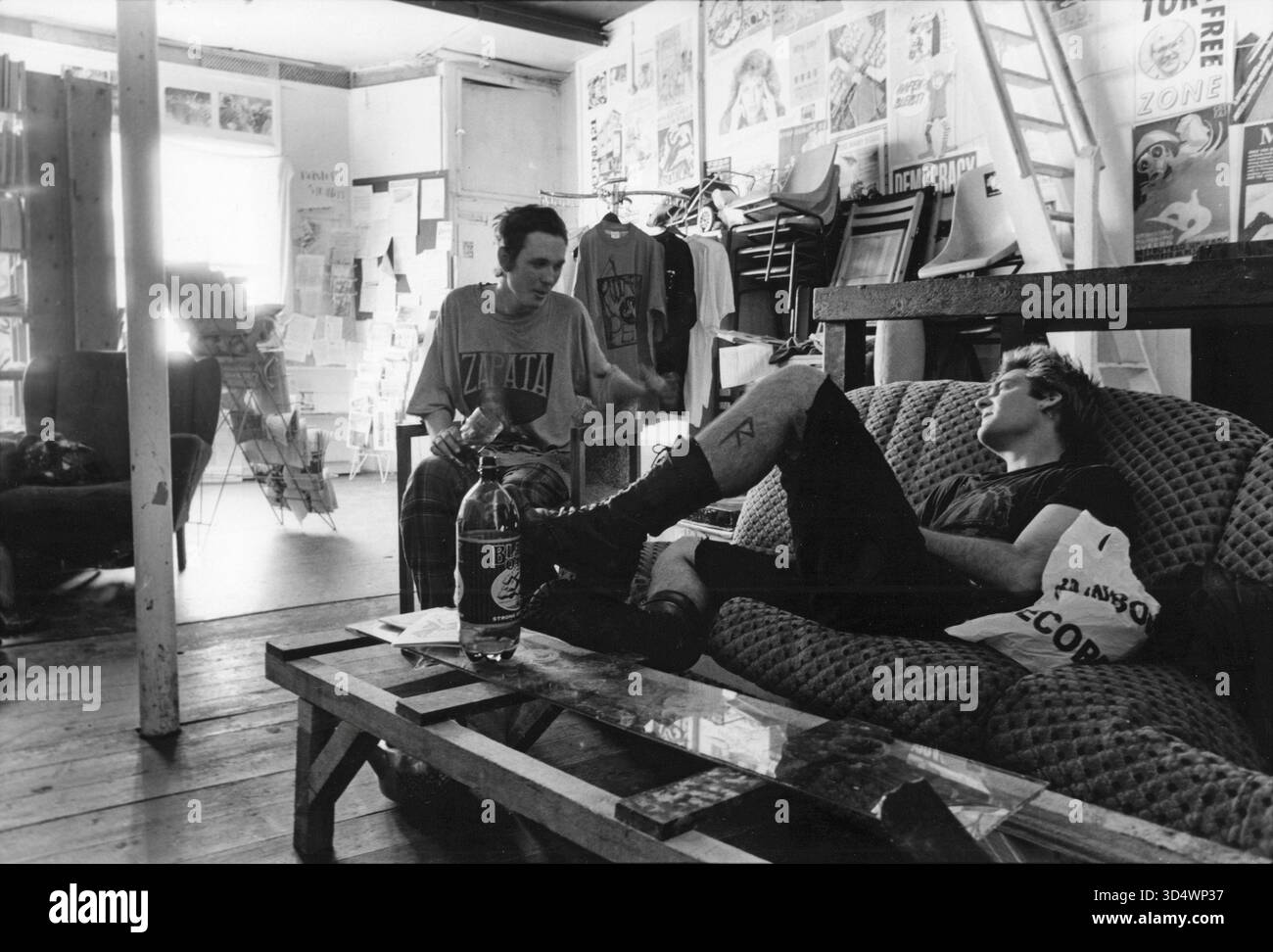 Anarchist Centre, 121 Railton Road, Brixton, Londra, United Kingdome. Foto Stock