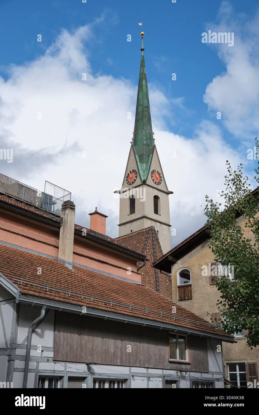 Evangelische Kirche St. Regula Chur Foto Stock