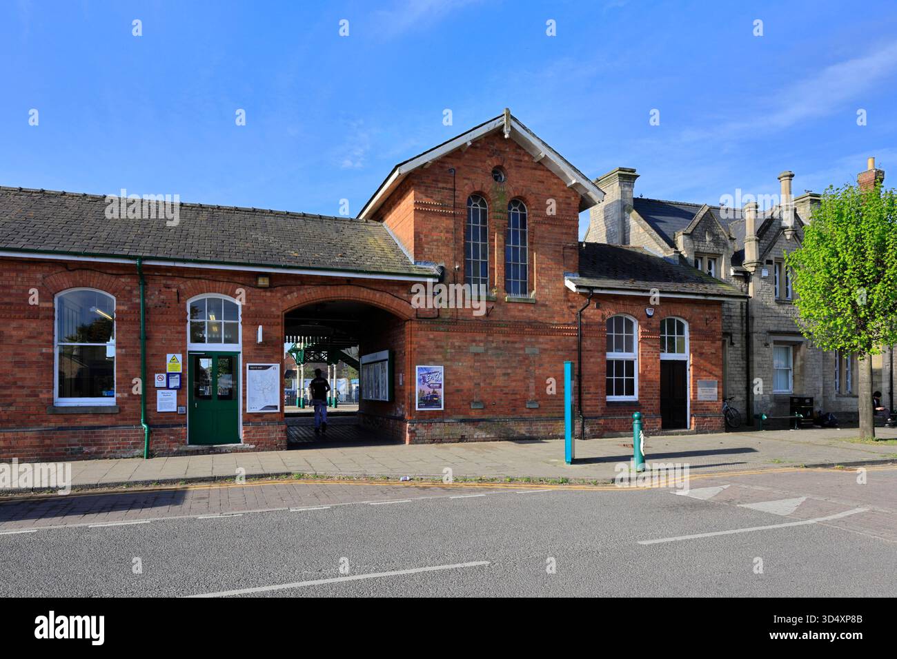 La stazione ferroviaria di Sleaford, Lincolnshire, Inghilterra, Regno Unito Foto Stock