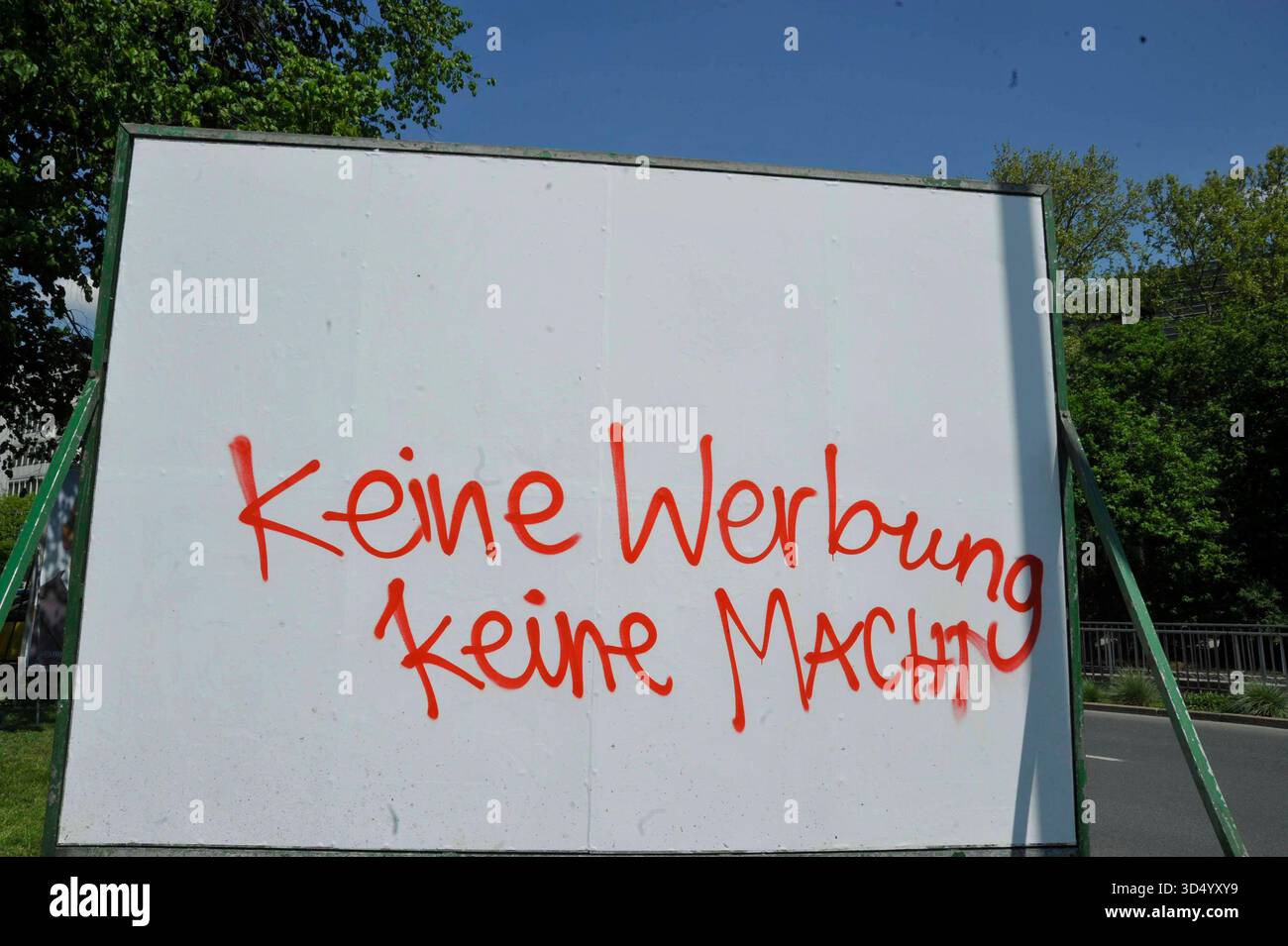 La pubblicità e la comunicazione non sono sempre desiderate e pertanto vietate la pubblicità e la comunicazione non sono sempre gradite Foto Stock