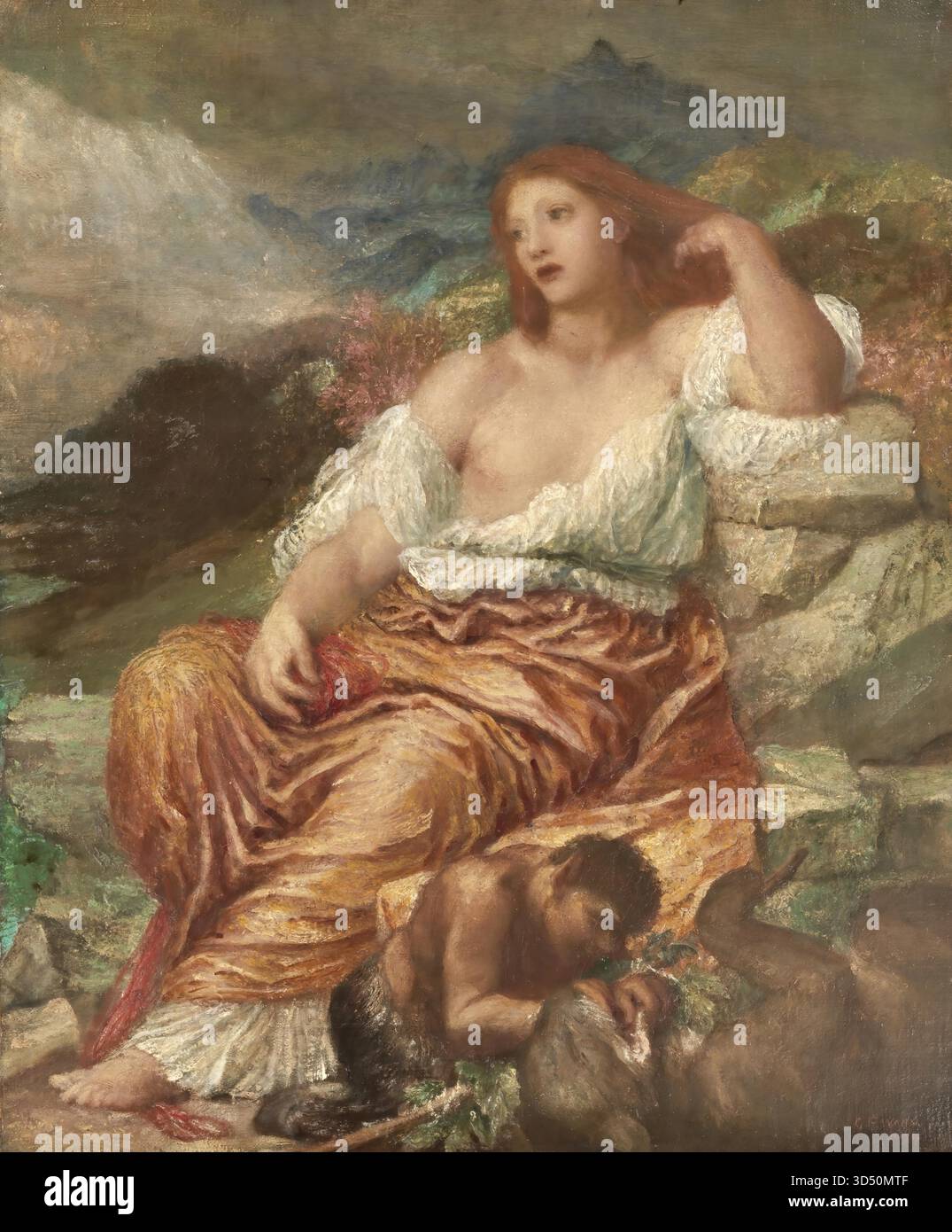 Arianna di George Frederic Watts Illustrazione Vettoriale