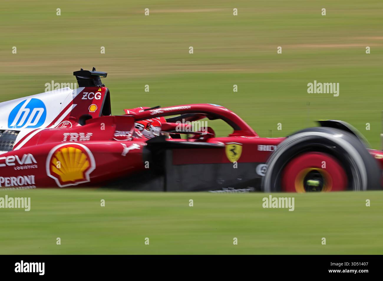 San Paolo, Brasile. 7 novembre 2025. Charles Leclerc (MON) Scuderia Ferrari SF-25 durante le prove libere del Gran Premio di F1 del Brasile all'autodromo Jose Carlos Pace il 7 novembre 2025 a San Paolo, Brasile. Foto: Heuler Andrey/DiaEsportivo/Alamy Live News crediti: DiaEsportivo/Alamy Live News Foto Stock