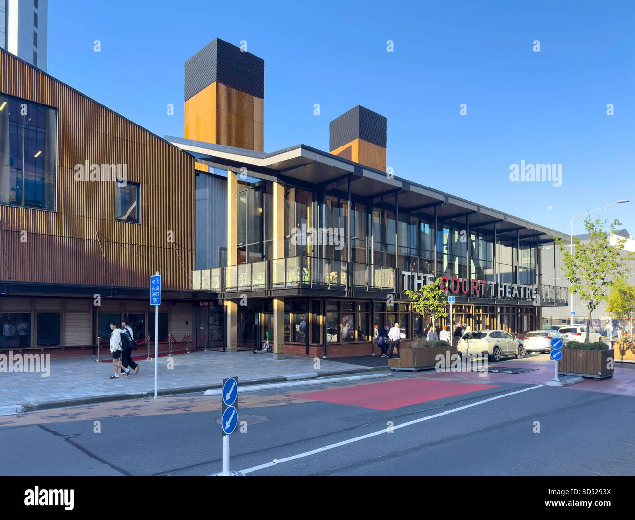 The Court Theatre, Gloucester Street, Christchurch Central City, Christchurch (Ōtautahi), Canterbury, nuova Zelanda Foto Stock