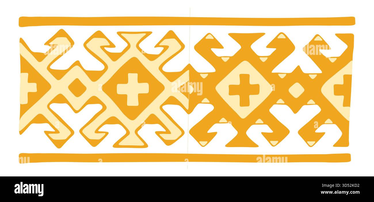 Composizione etnica ispirata alle divinità slave e al folklore balcanico, evidenziando l'energia spirituale, il simbolismo rituale e il vivace design culturale. Foto Stock