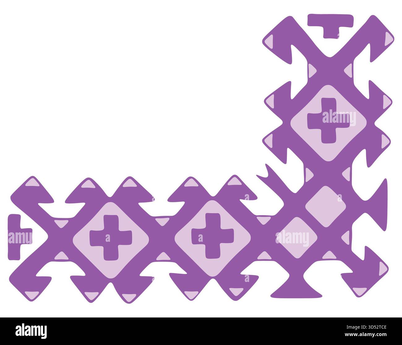 Visione artistica ispirata alla mitologia slava e al patrimonio balcanico, caratterizzata da simbolismo ornamentale, antico potere e unità di natura e spirito. Foto Stock