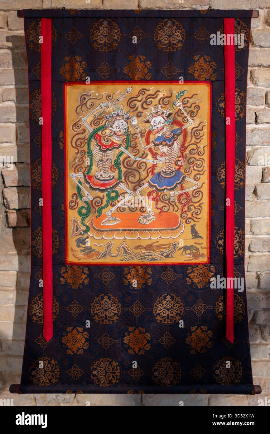 Alla scoperta del presente dal futuro, il padiglione mongolo alla 60a mostra d'arte della Biennale di Venezia dell'artista Ochirbold Ayurzana che presenta la tradizione Foto Stock