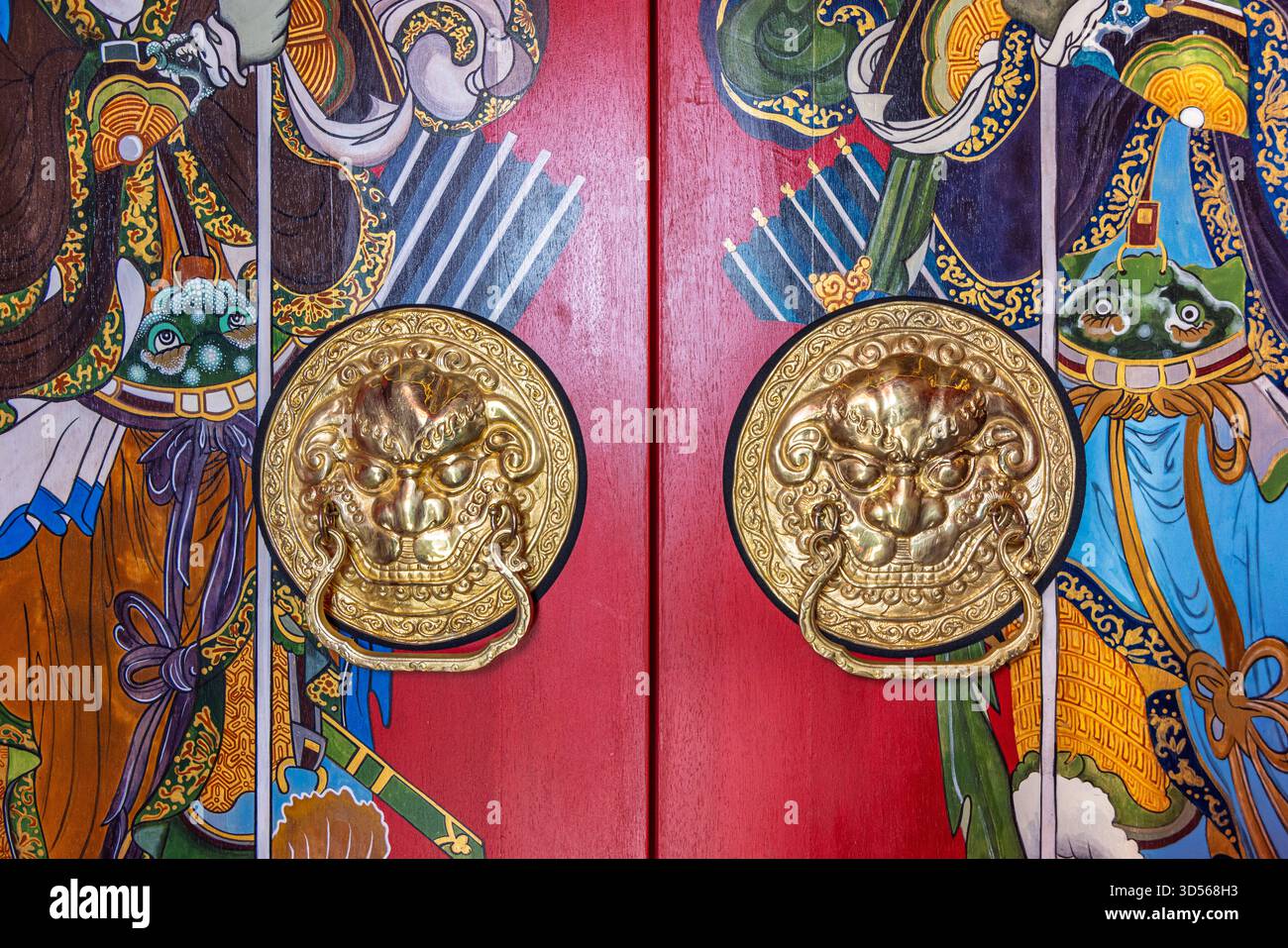 Il rinomato gruppo nazionale di arti dello spettacolo della Mongolia, il Tumen-Ekh Folk Song and Dance Ensemble, si esibisce nel complesso Shangri-la Ulaanbaatar. Foto Stock