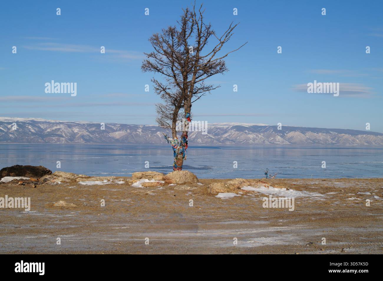 Isola degli spiriti degli antichi sciamani Foto Stock