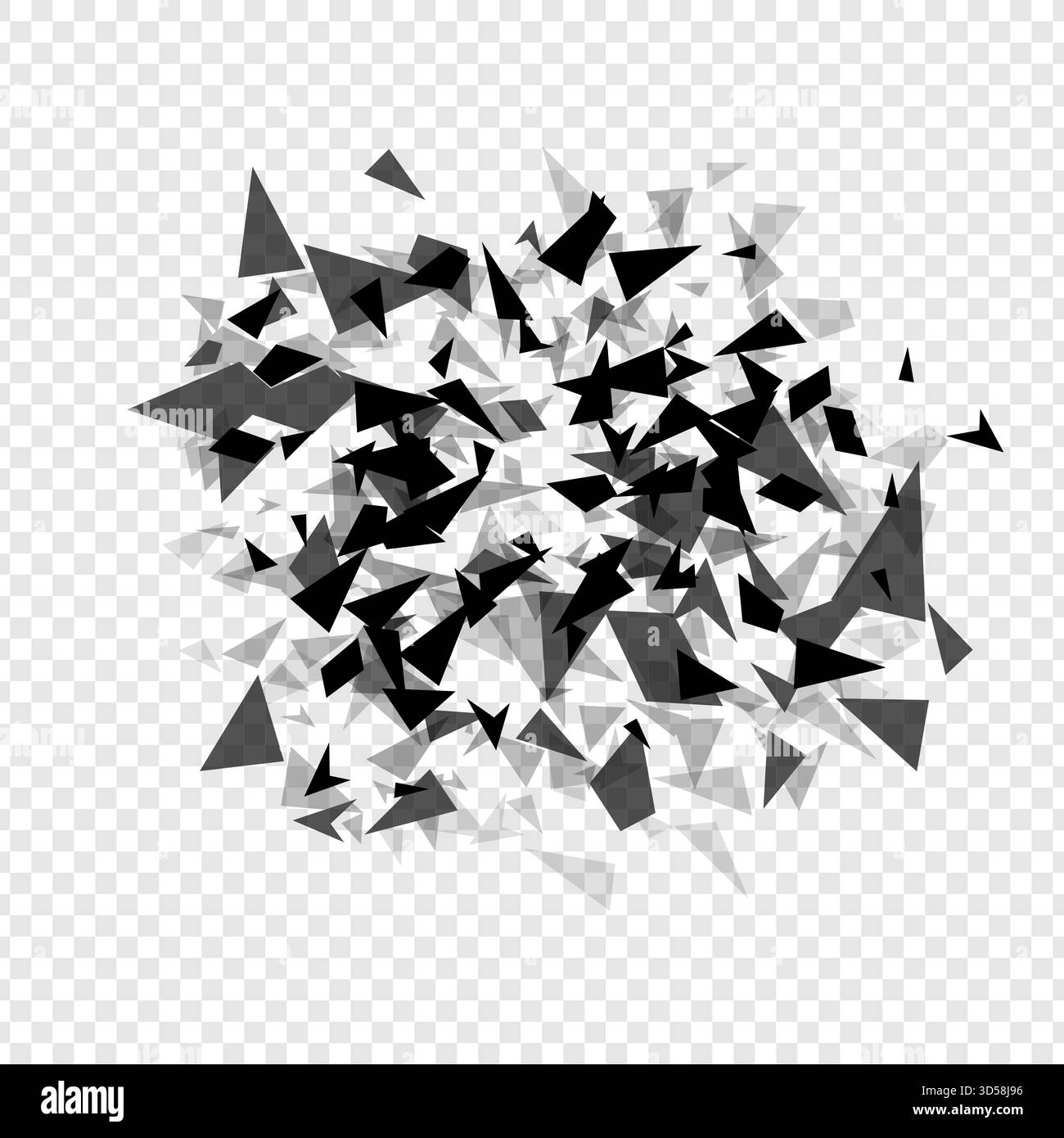 Esagoni astratti colpo di cappellaio . Modello di sfondo texture geometrica isolato. Illustrazione vettoriale. Illustrazione Vettoriale