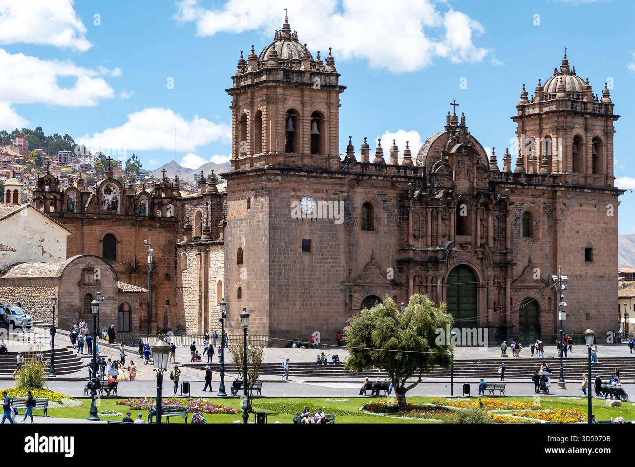 Città di Cusco in Perù: La cattedrale (Catedral de Cusco) Foto Stock