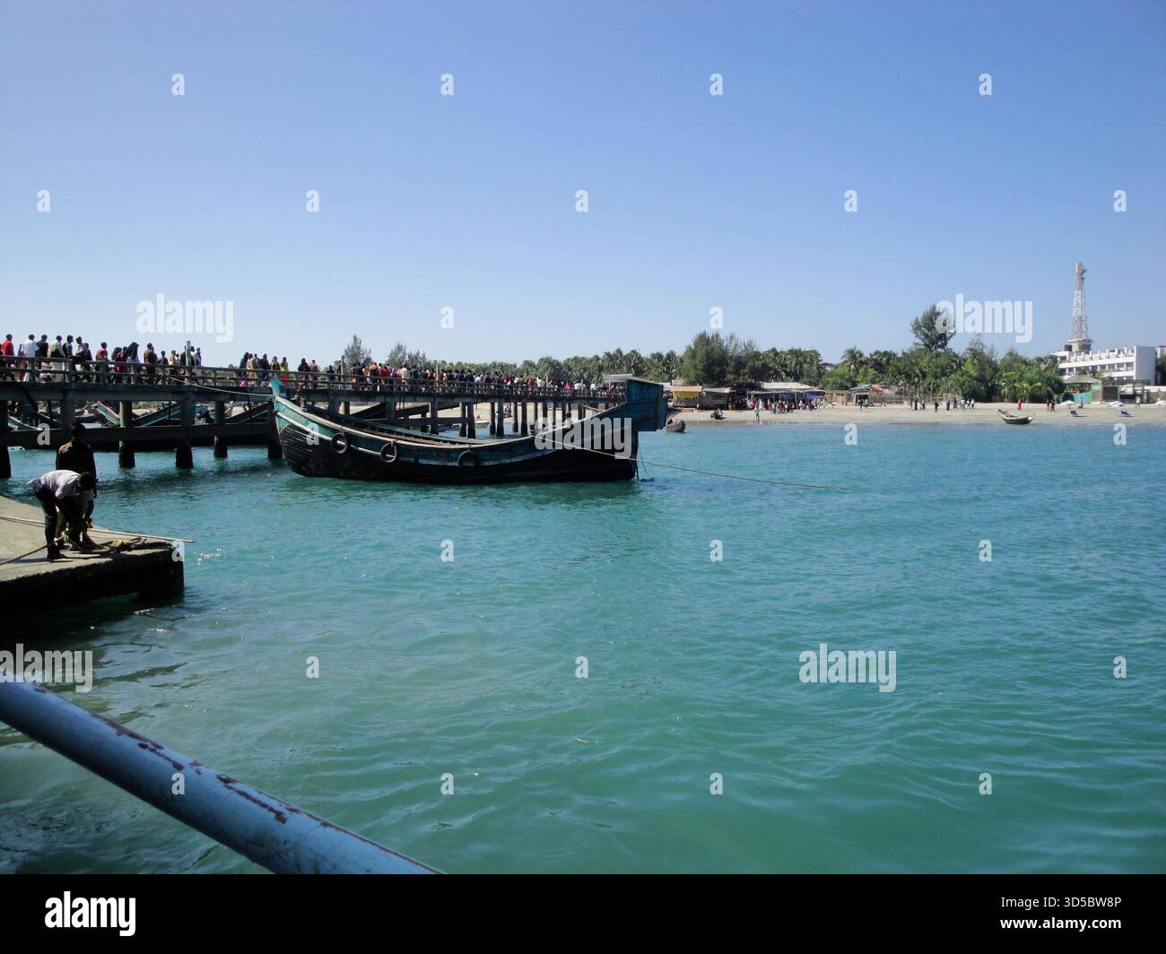Isola di Saint Martin - il paradiso dei coralli del Bangladesh Foto Stock