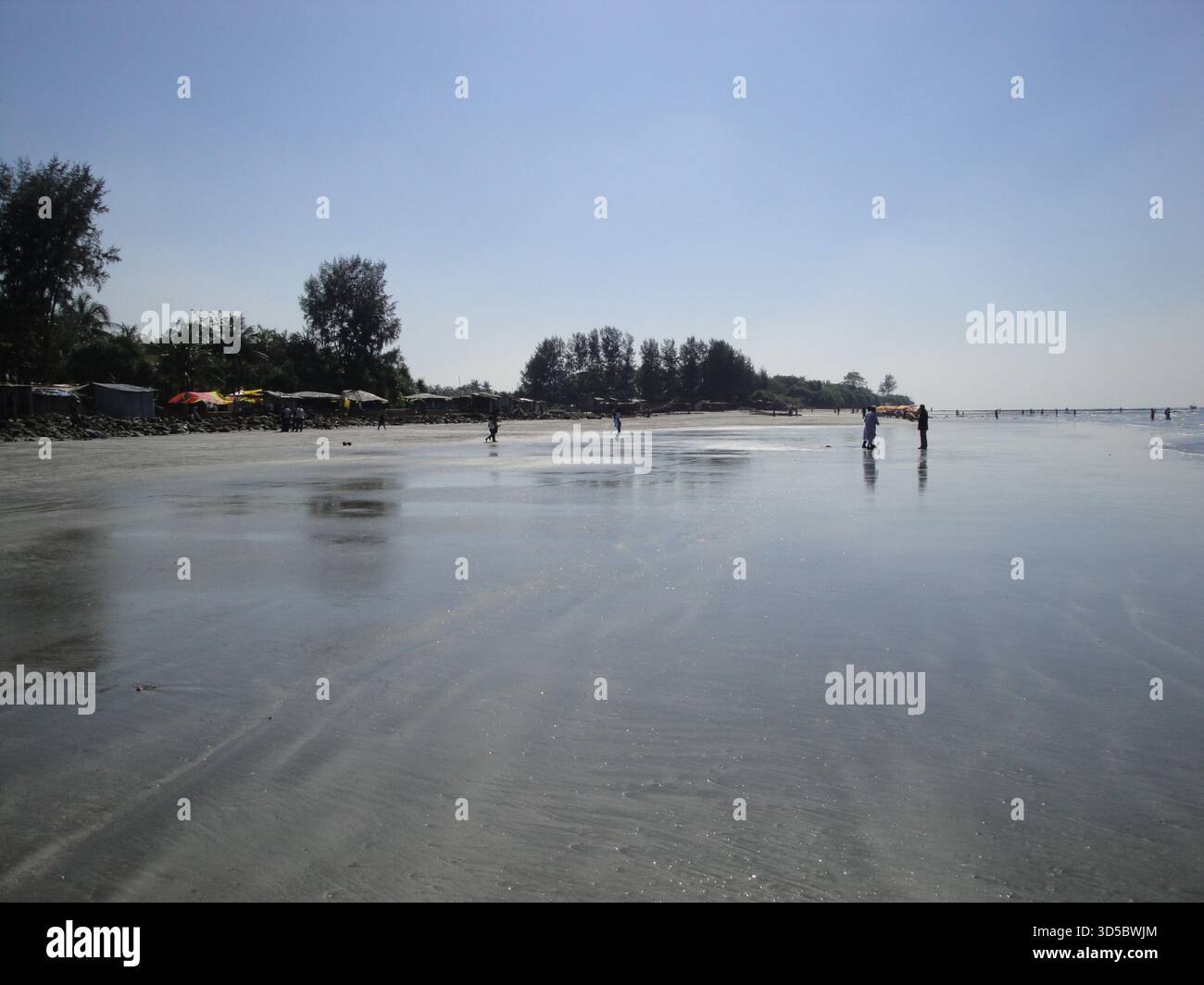 Saint Martin's Beach - il gioiello Blu di cristallo del Bangladesh Foto Stock