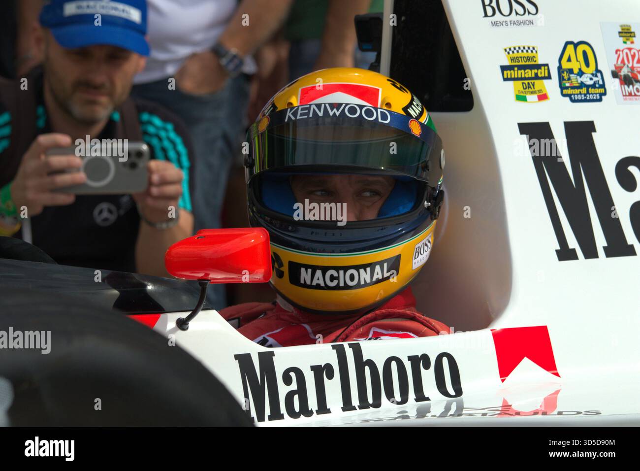 Storico Minardi Day 2025. Luciano Crespi Foto Stock