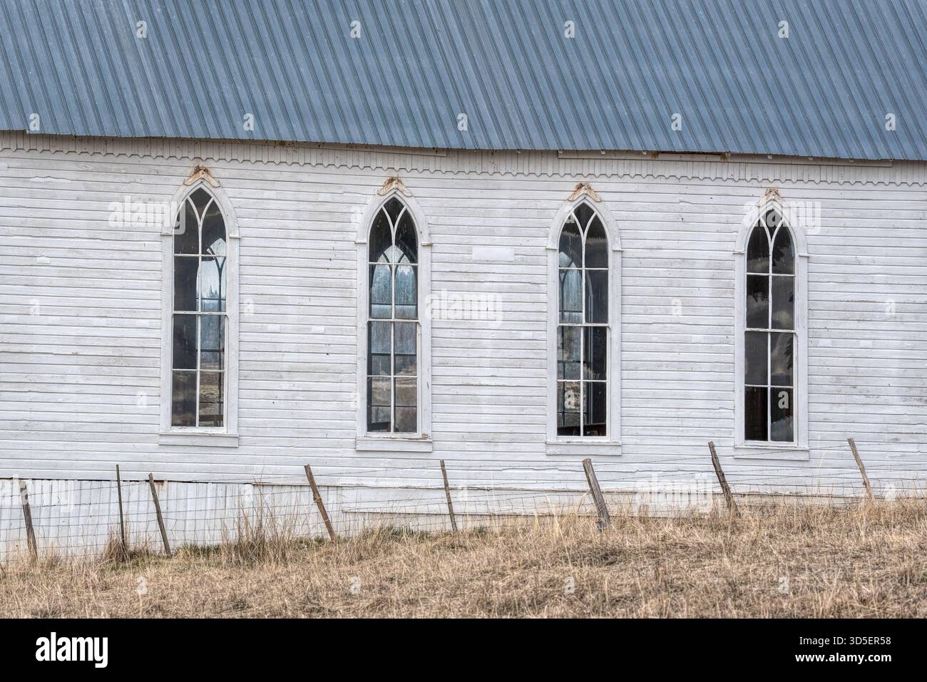 Fox Community Church, Fox, Oregon Foto Stock