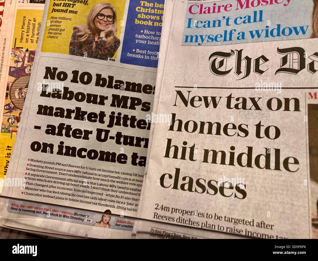 Rachel Reeves, giornalista inglese, ha introdotto una nuova tassa sulla casa di valore nel budget autunnale Foto Stock