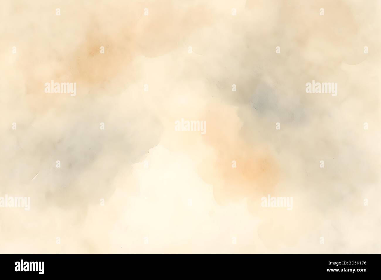 Sfondo acquerello astratto neutro morbido – texture artistica minimale beige Foto Stock