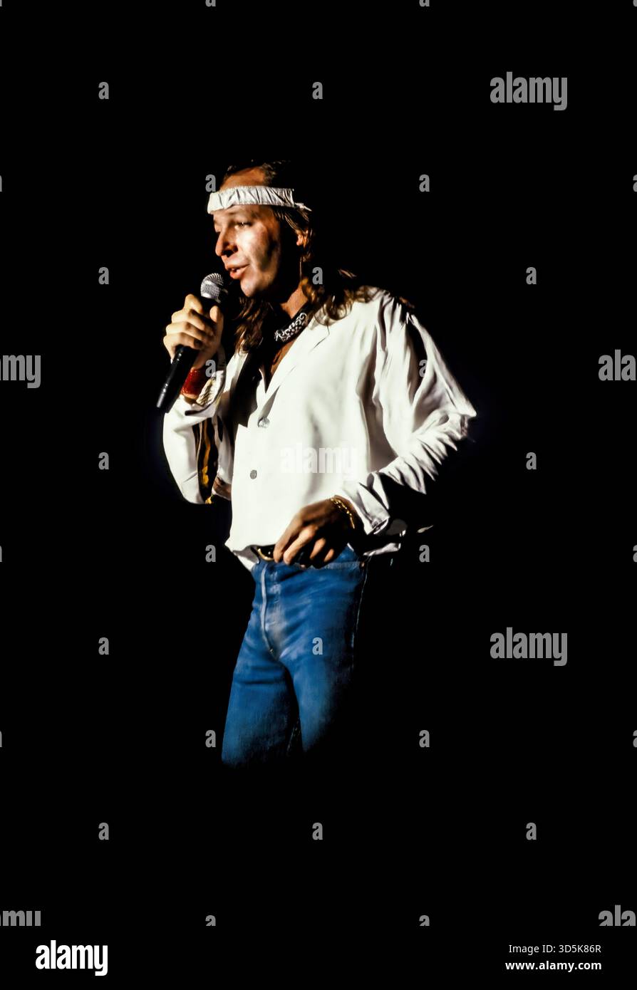 Italia Emilia Romagna Modena Vasco Rossi in concerto 15/9/1989 Foto Stock