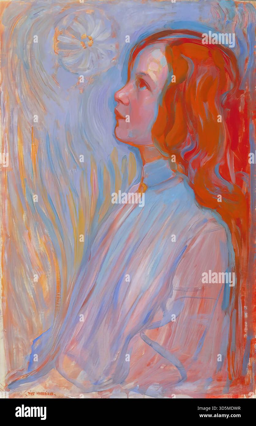 Devozione, 1908 di Piet Mondrian Illustrazione Vettoriale