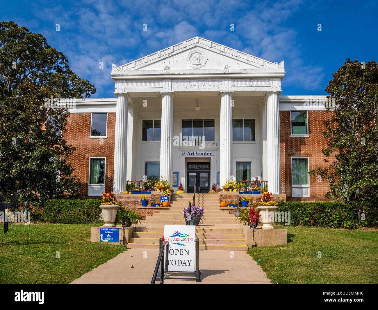 Art Center of the Blue Ridge Mountains Arts Association a Blue Ridge, Georgia, Stati Uniti Foto Stock