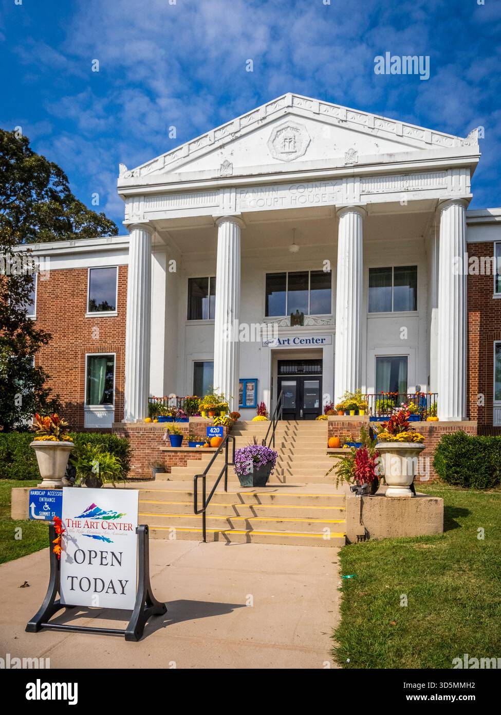 Art Center of the Blue Ridge Mountains Arts Association a Blue Ridge, Georgia, Stati Uniti Foto Stock