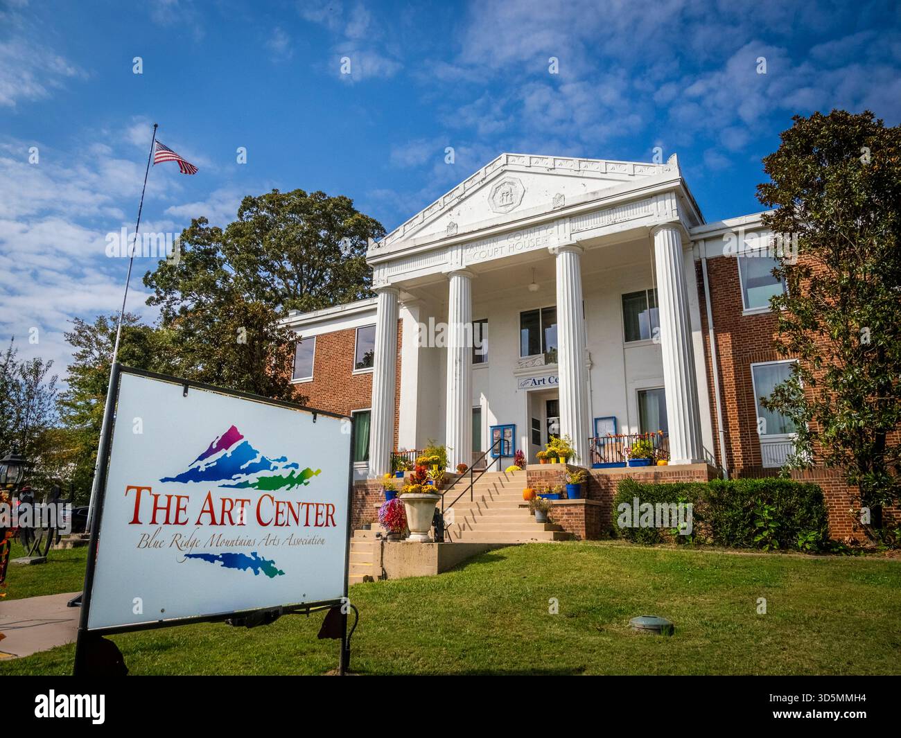 Art Center of the Blue Ridge Mountains Arts Association a Blue Ridge, Georgia, Stati Uniti Foto Stock