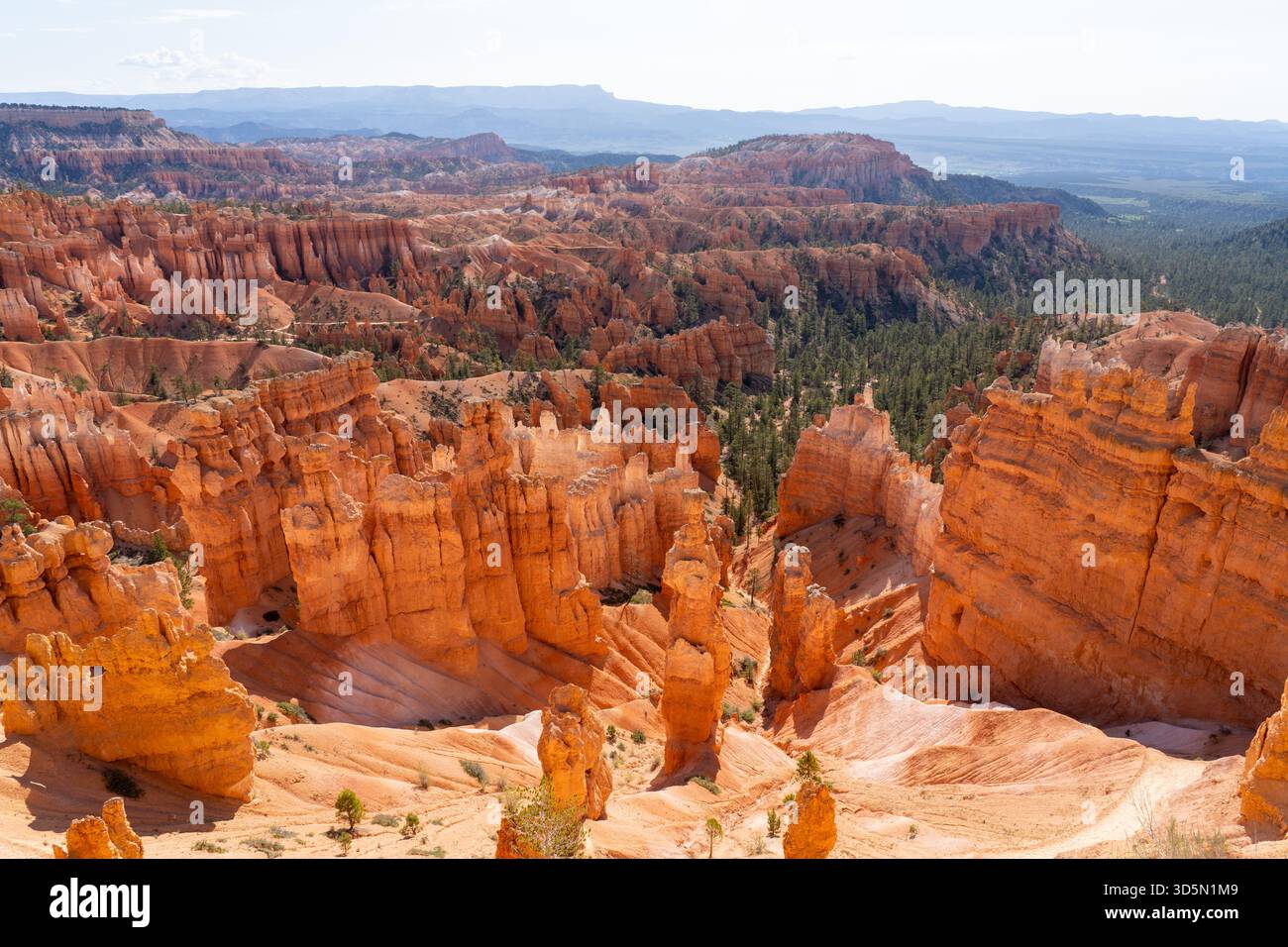 Vista del Bryce Canyon National Park nel sud dello Utah, Stati Uniti. Foto Stock