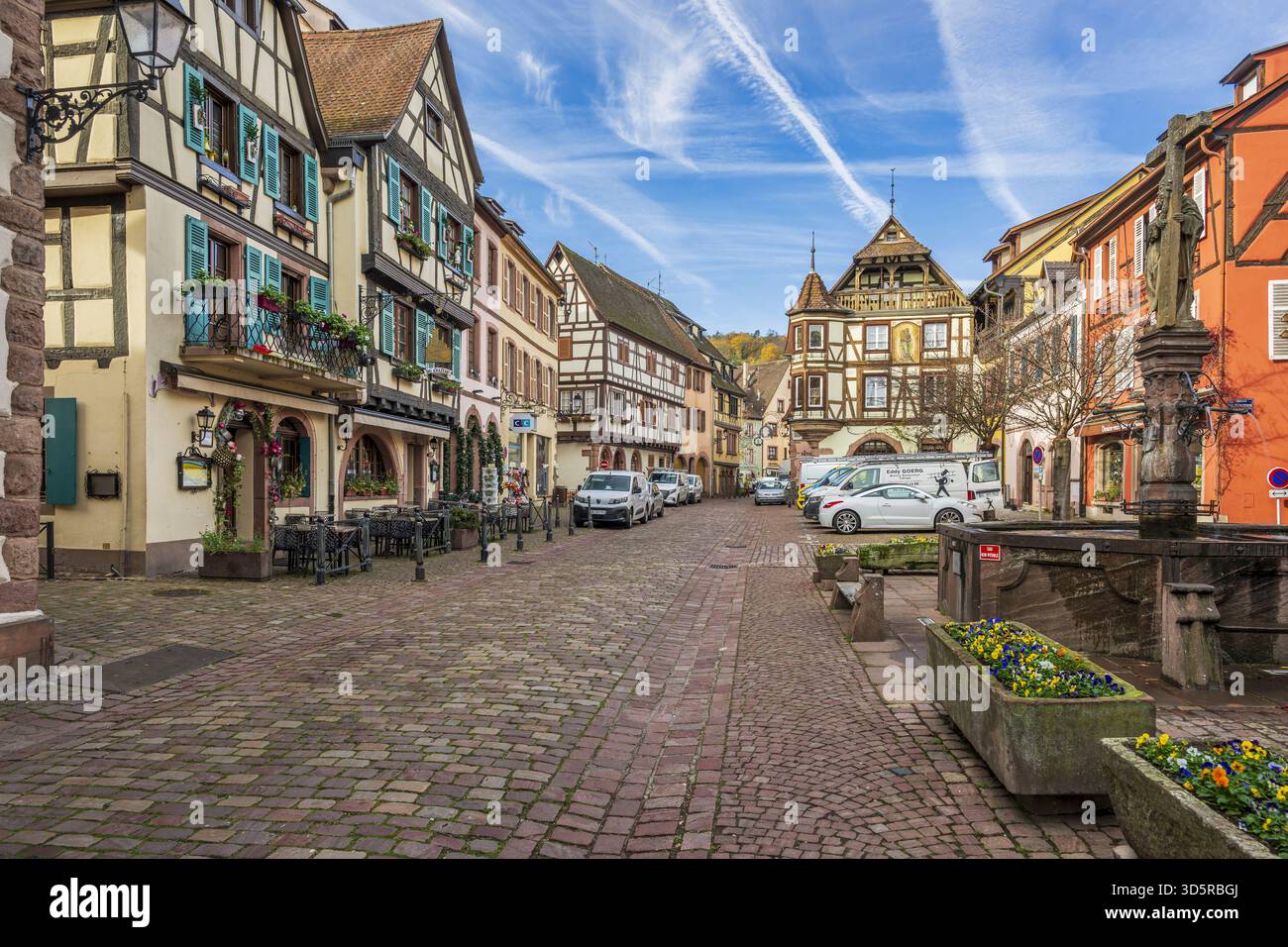Kaysersberg, Haut-Rhin, Grand Est, Francia Foto Stock