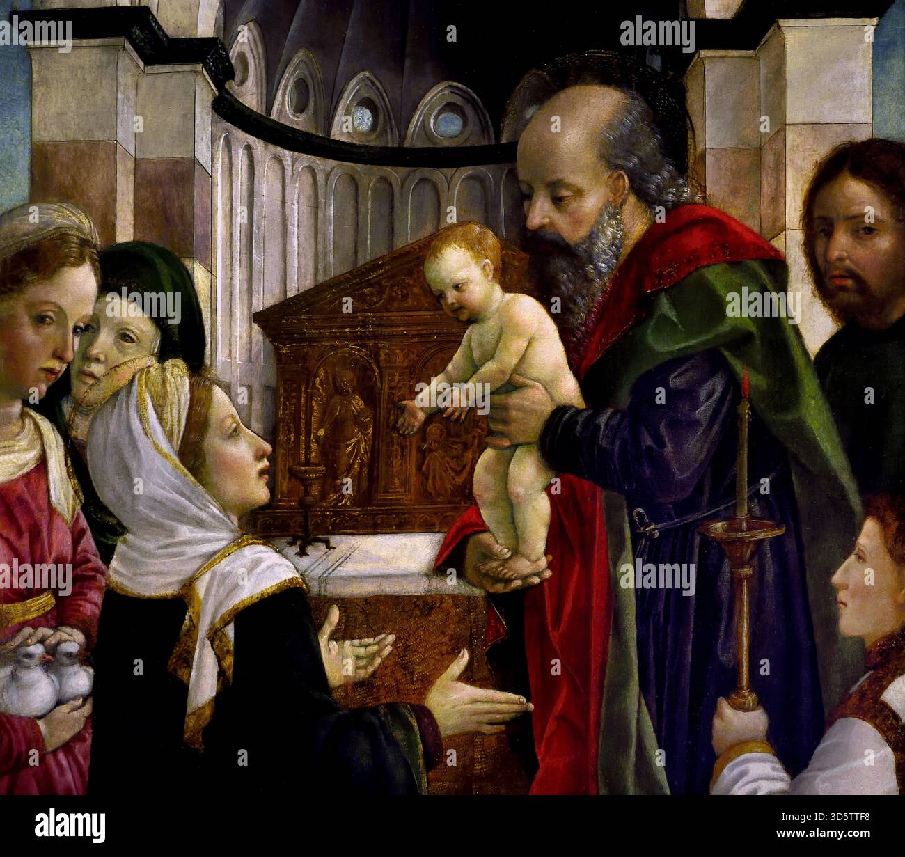 Presentazione al Tempio 1485-1490 Vincenzo Foppa 1450-1516 Italia del Quattrocento, italiano. Foto Stock