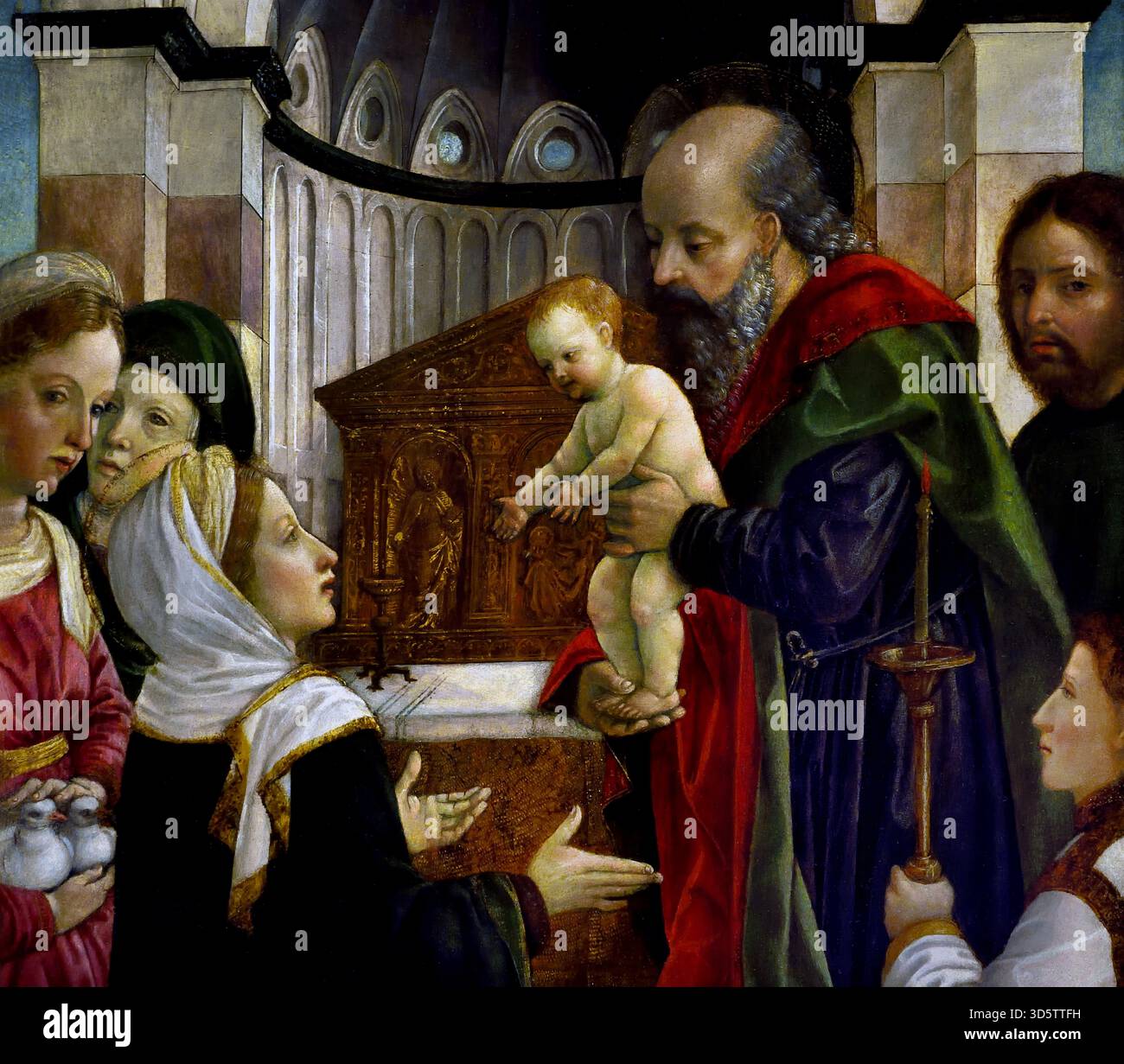 Presentazione al Tempio 1485-1490 Vincenzo Foppa 1450-1516 Italia del Quattrocento, italiano. Foto Stock