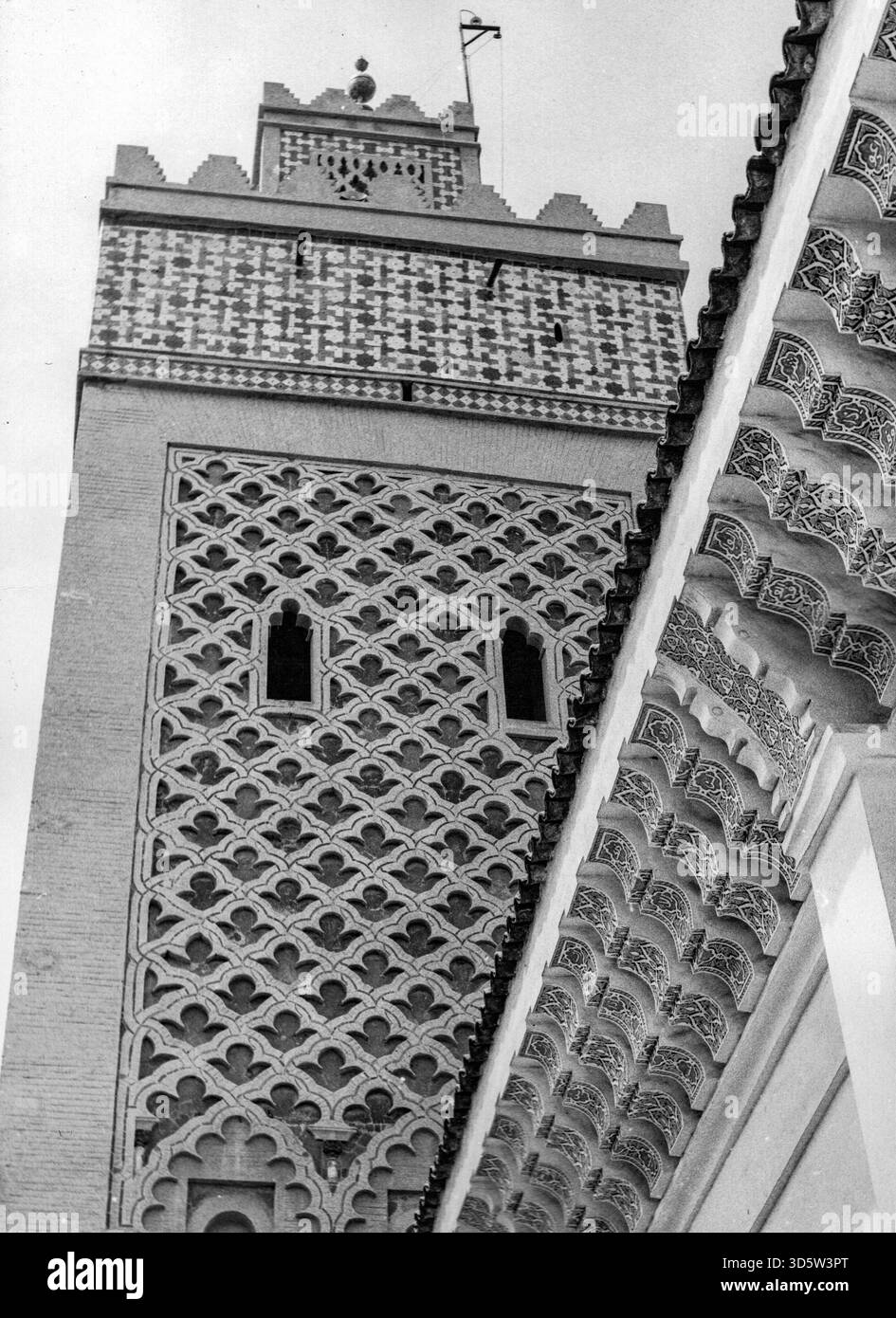 Una moschea di Marrakech, Marocco Foto Stock