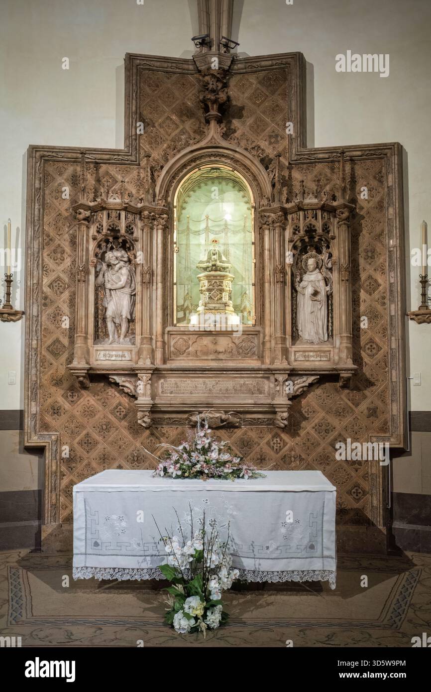 Co-Cattedrale di Santa María o Chiesa di Santa María la Mayor, gotico valenciano e tempio neogotico, Castellón de la Plana, Spagna, Europa. Foto Stock