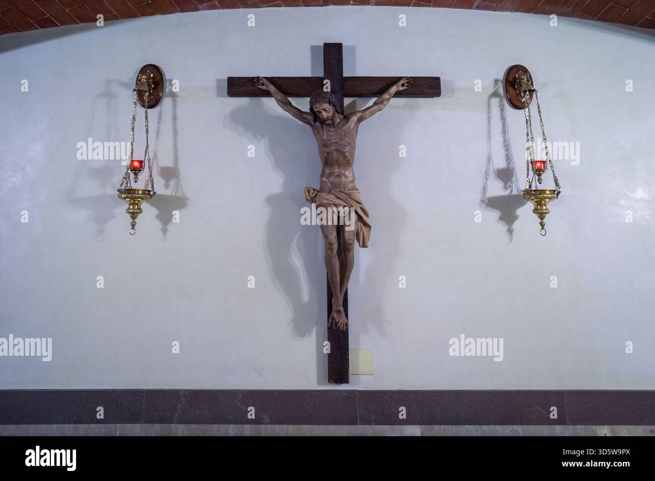Co-Cattedrale di Santa María o Chiesa di Santa María la Mayor, gotico valenciano e tempio neogotico, Castellón de la Plana, Spagna, Europa. Foto Stock
