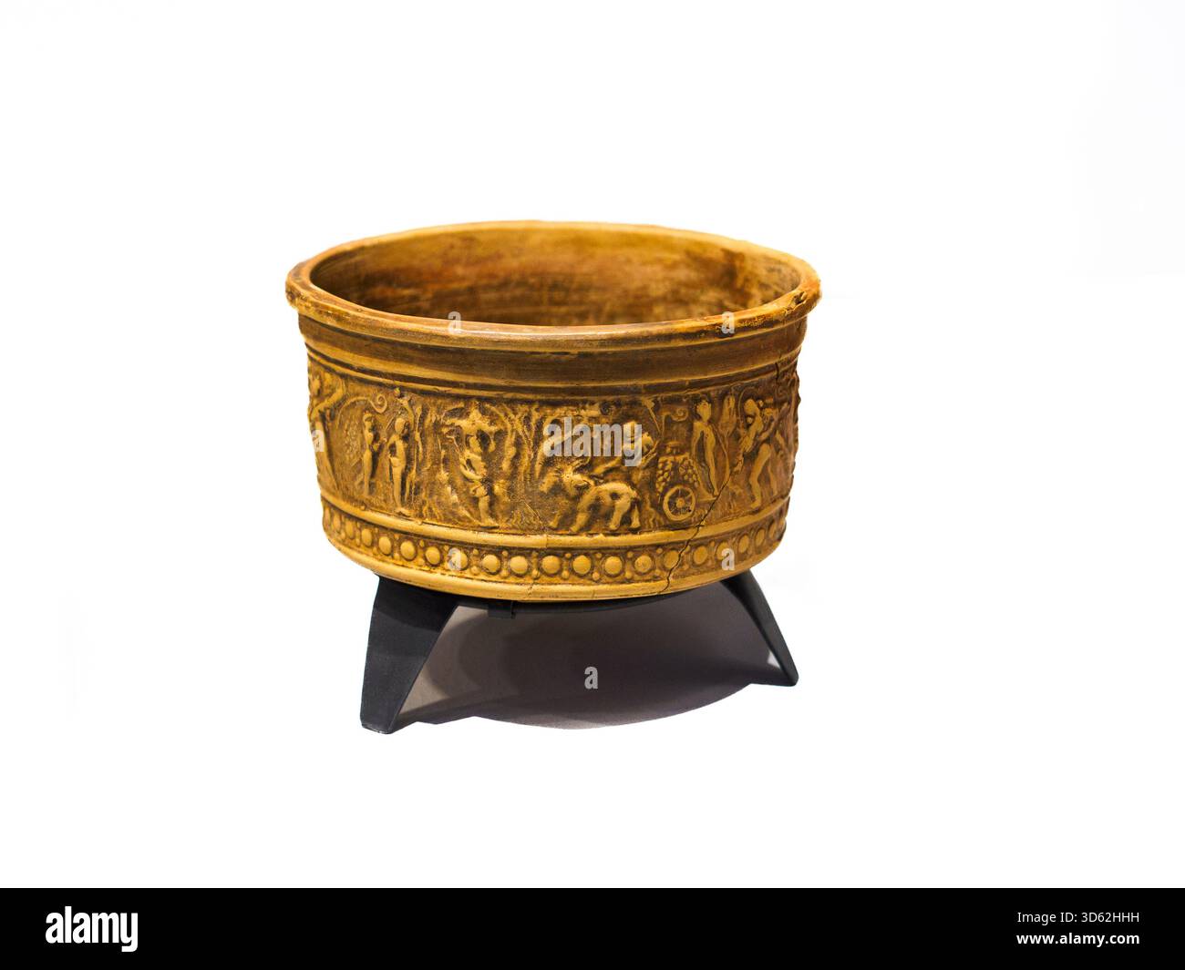 Coppa corinzia - Ravenna, necropoli di Viale Europa - tomba 34 - ceramica - III secolo d.C. - Classis Ravenna - Museo della città e del territorio - Ravenna, Italia Foto Stock