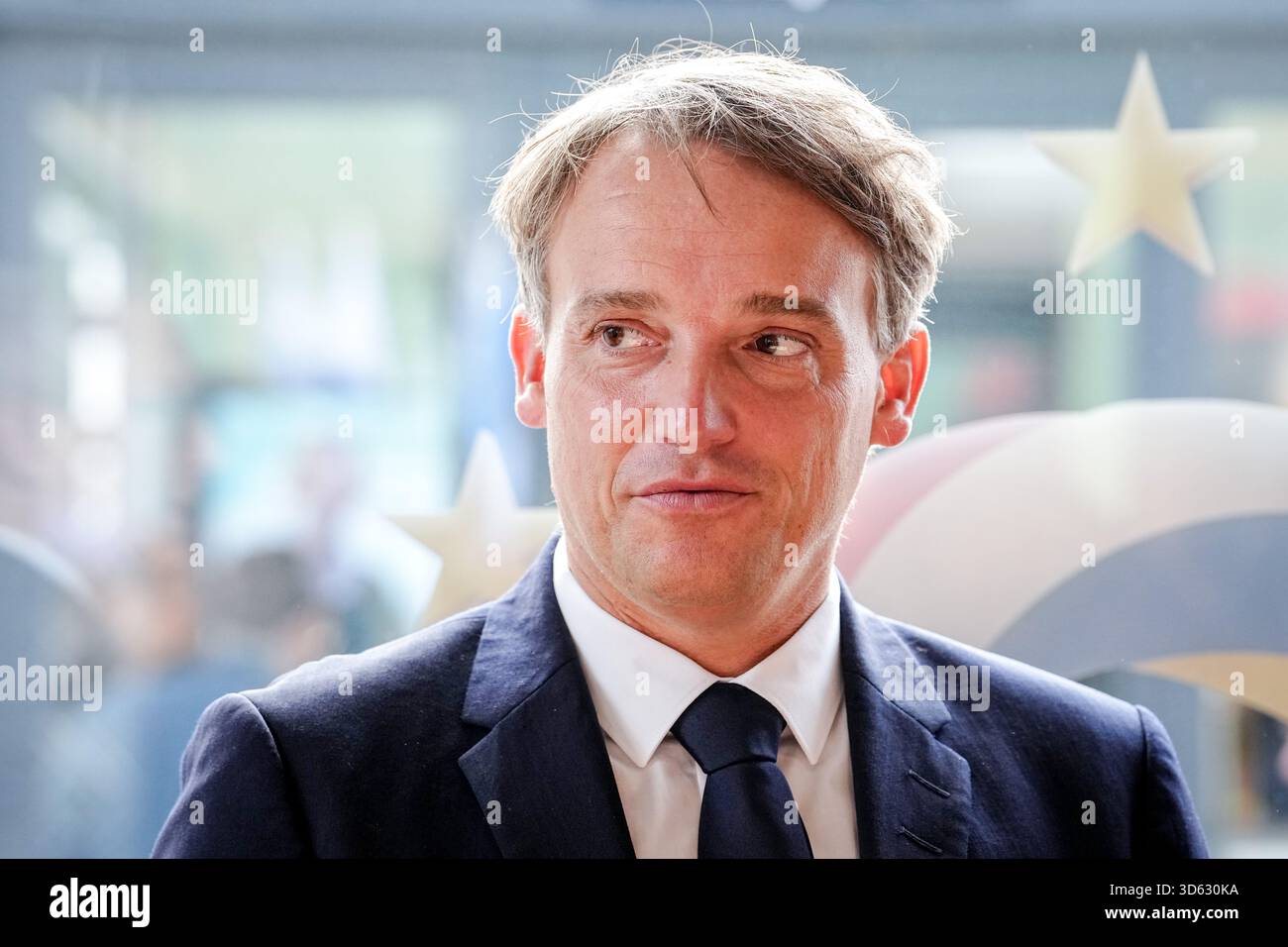 Berlino, Germania. 18 novembre 2025. Christian Klein, CEO di SAP, partecipa al Summit europeo sulla sovranità digitale presso l'Euref Campus. Il vertice si svolge su invito dei ministeri digitali tedesco e francese. Crediti: Kay Nietfeld/dpa/Alamy Live News Foto Stock