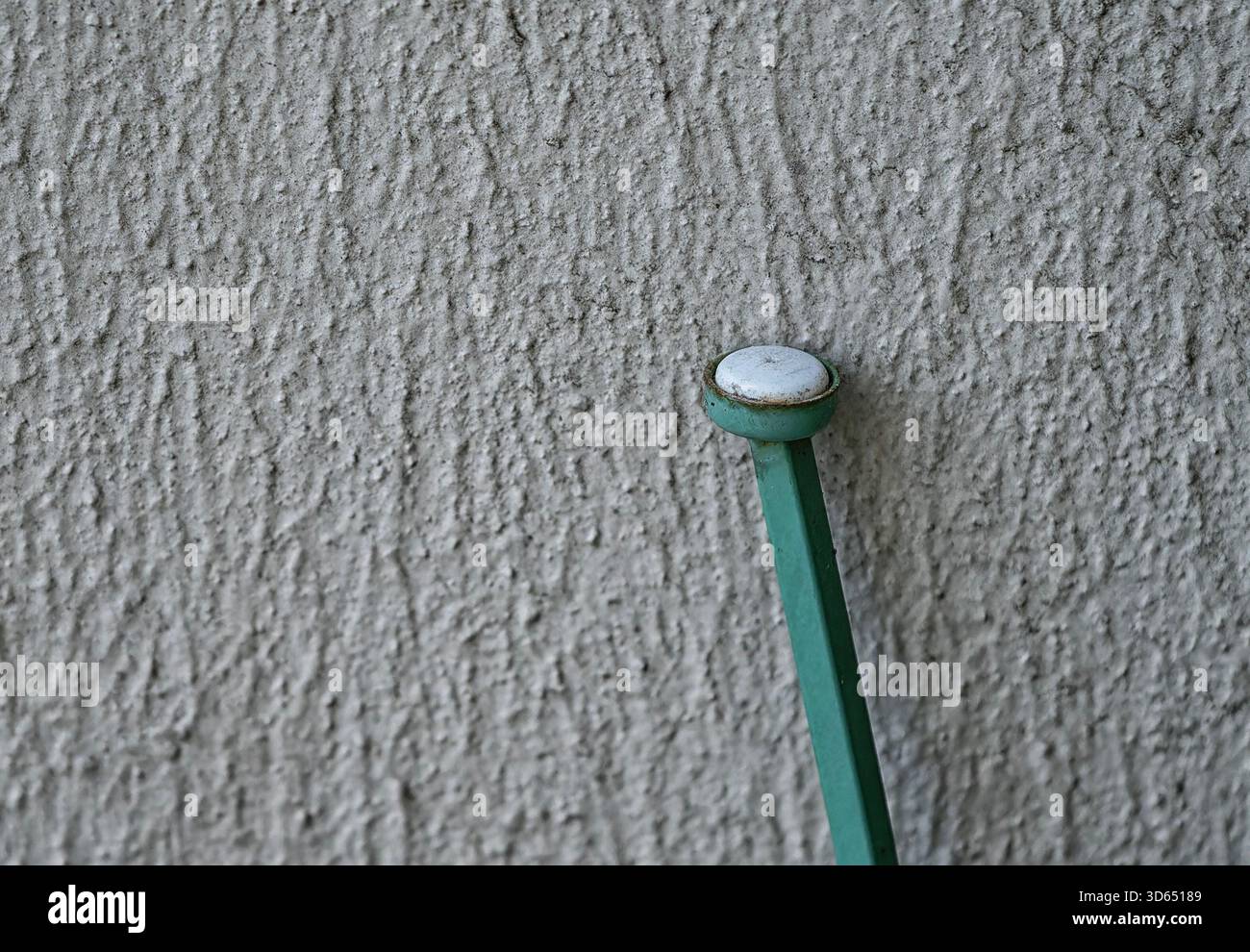 Un portabandiera girata al rovescio Foto Stock