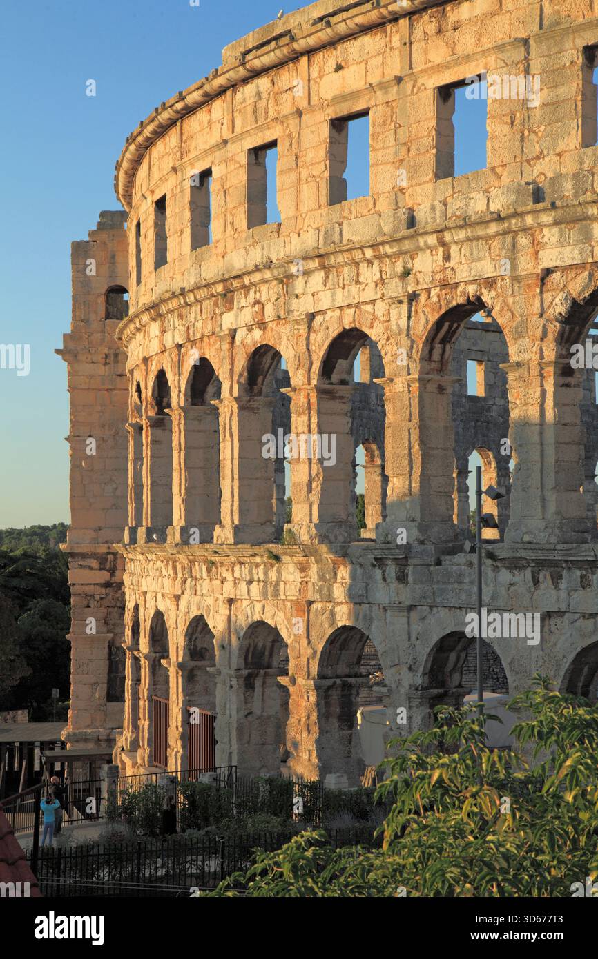 Croazia, Pola, Arena, anfiteatro, Foto Stock