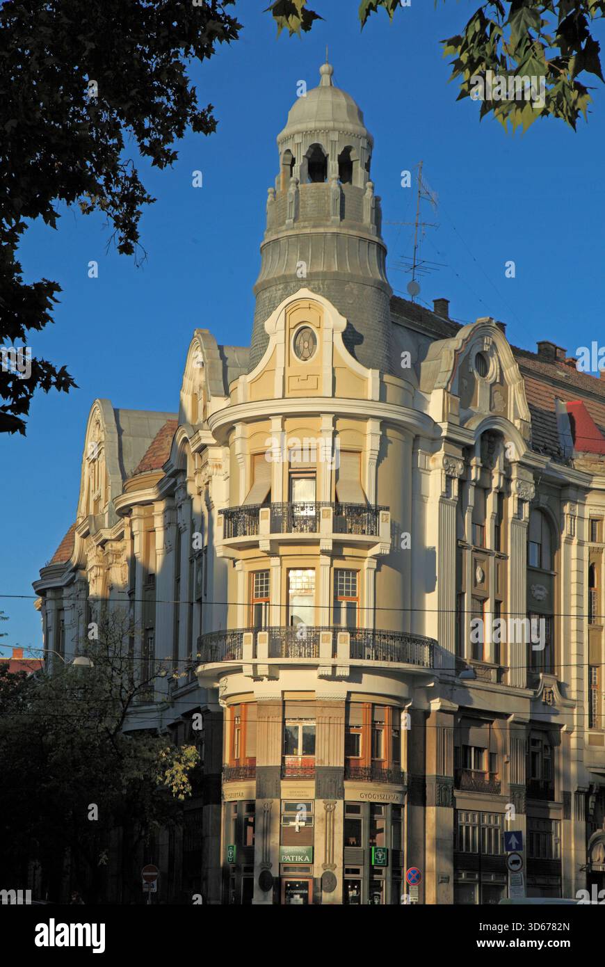 Ungheria, Szeged, architettura art nouveau, Foto Stock