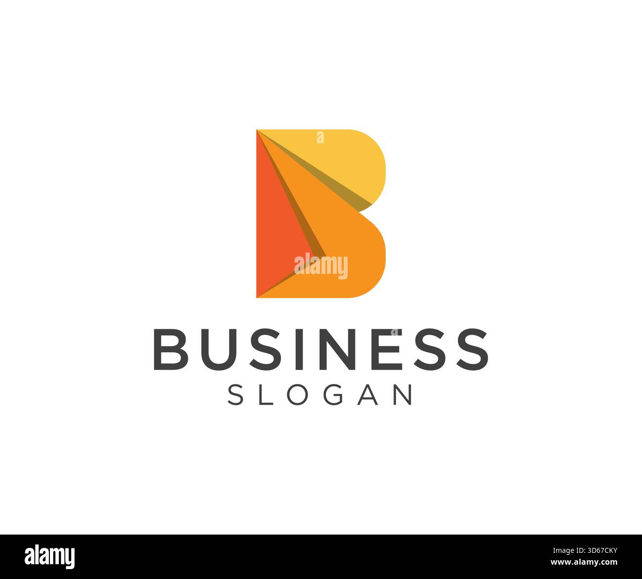 Logo lettera B per aziende e aziende Illustrazione Vettoriale