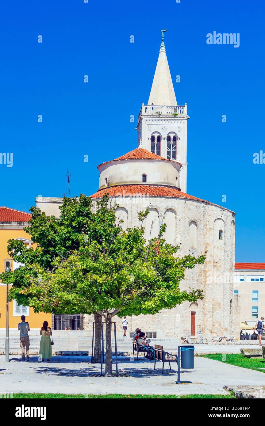 La Chiesa di San Donato a Zara, Croazia Foto Stock