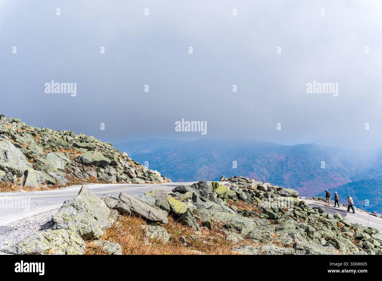 Road to Mount Washington, Mount Washington, New Hampshire, USA Foto Stock