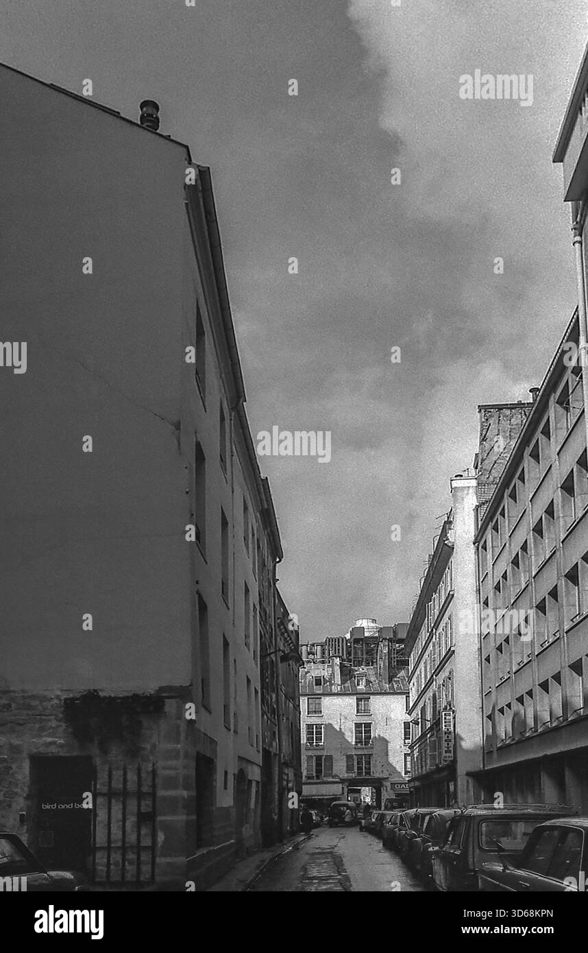 1975, Parigi, Rive guidava. Foto Stock