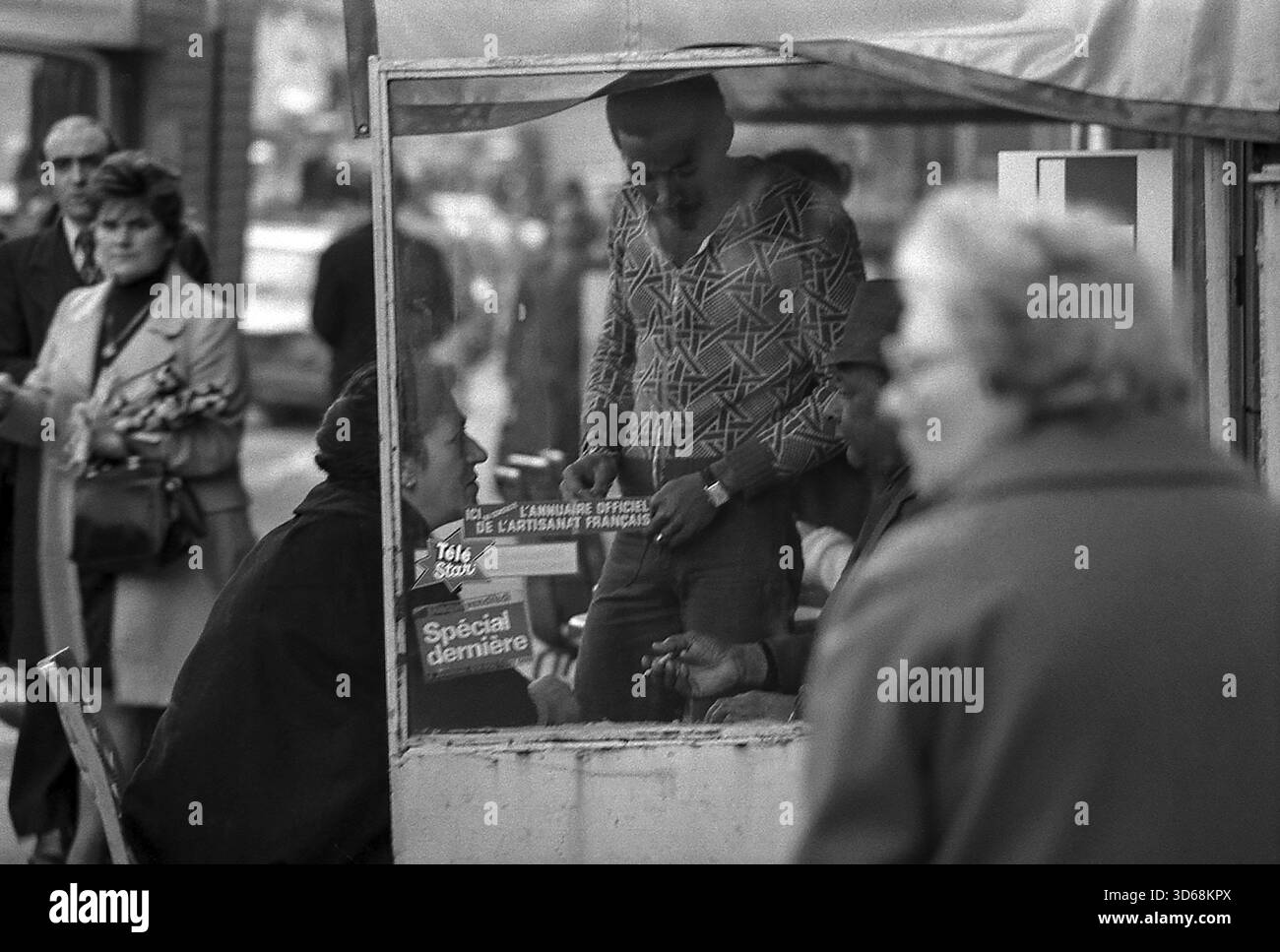 1975, Parigi, Rive guidava. Foto Stock
