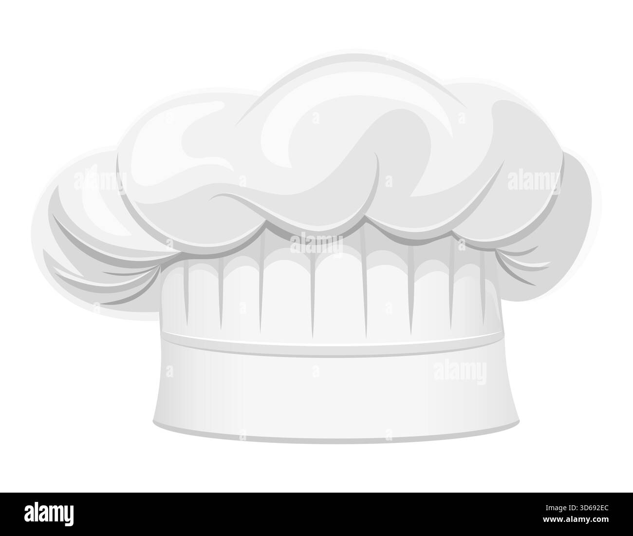 uniforme da cuoco per cucinare in cucina illustrazione vettoriale isolata su sfondo bianco Illustrazione Vettoriale