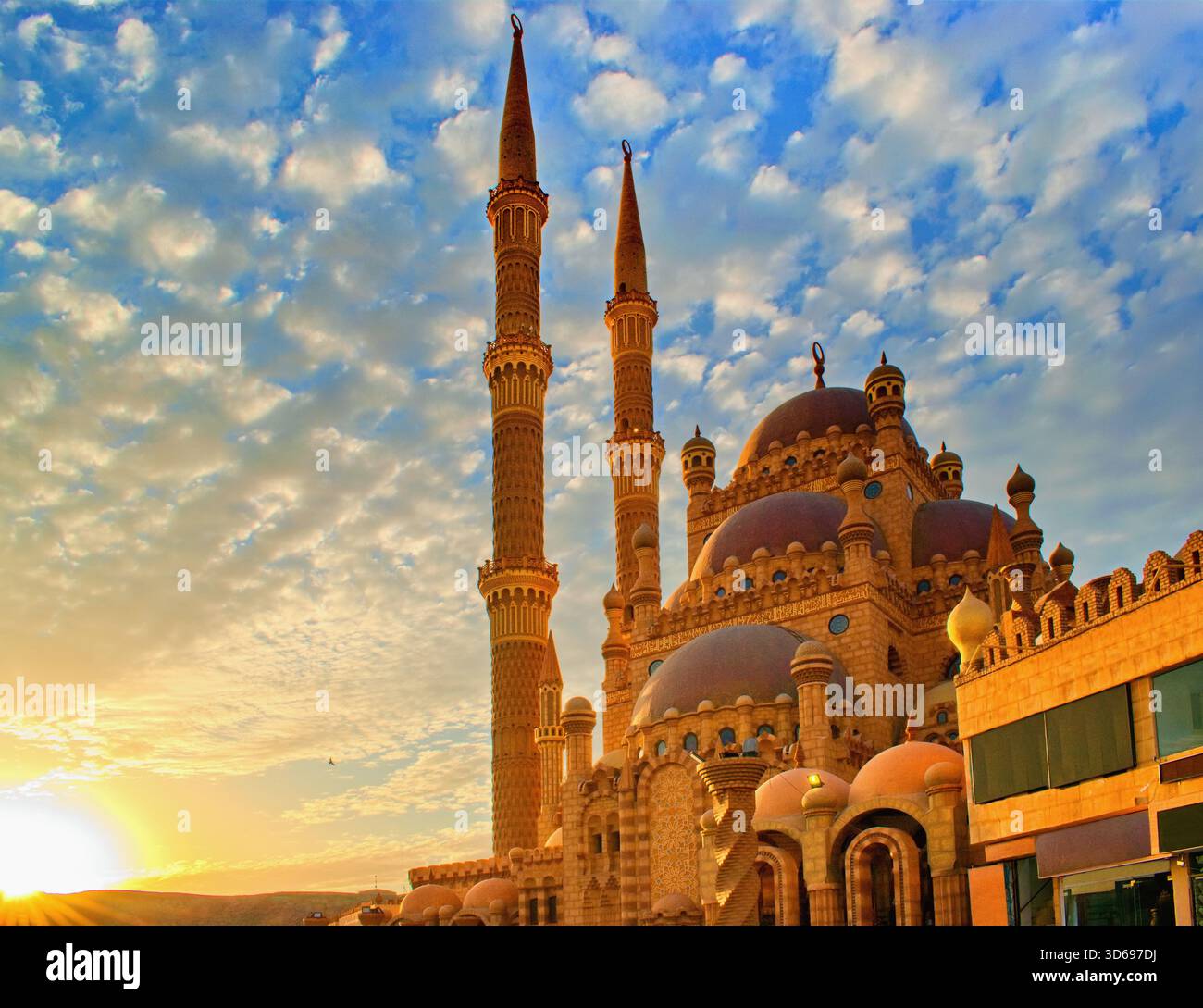 Moschea Masjid al Sahaba - Sharm El Sheikh, Egitto Foto Stock