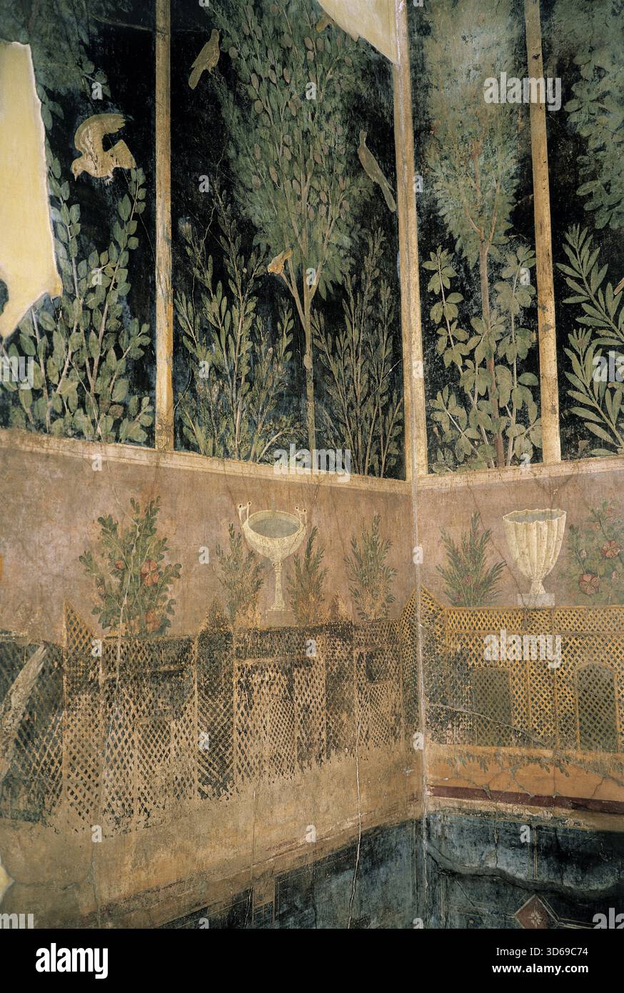 Cuchi White (1930-2013) Casa del frutteto, Pompei, circa 1985. Attenzione, questa foto non può essere tagliata, ritagliata o modificata senza il previo accordo dell'agenzia Photo12. Credito: Cuchi White/l'AVO/Photo12 Foto Stock