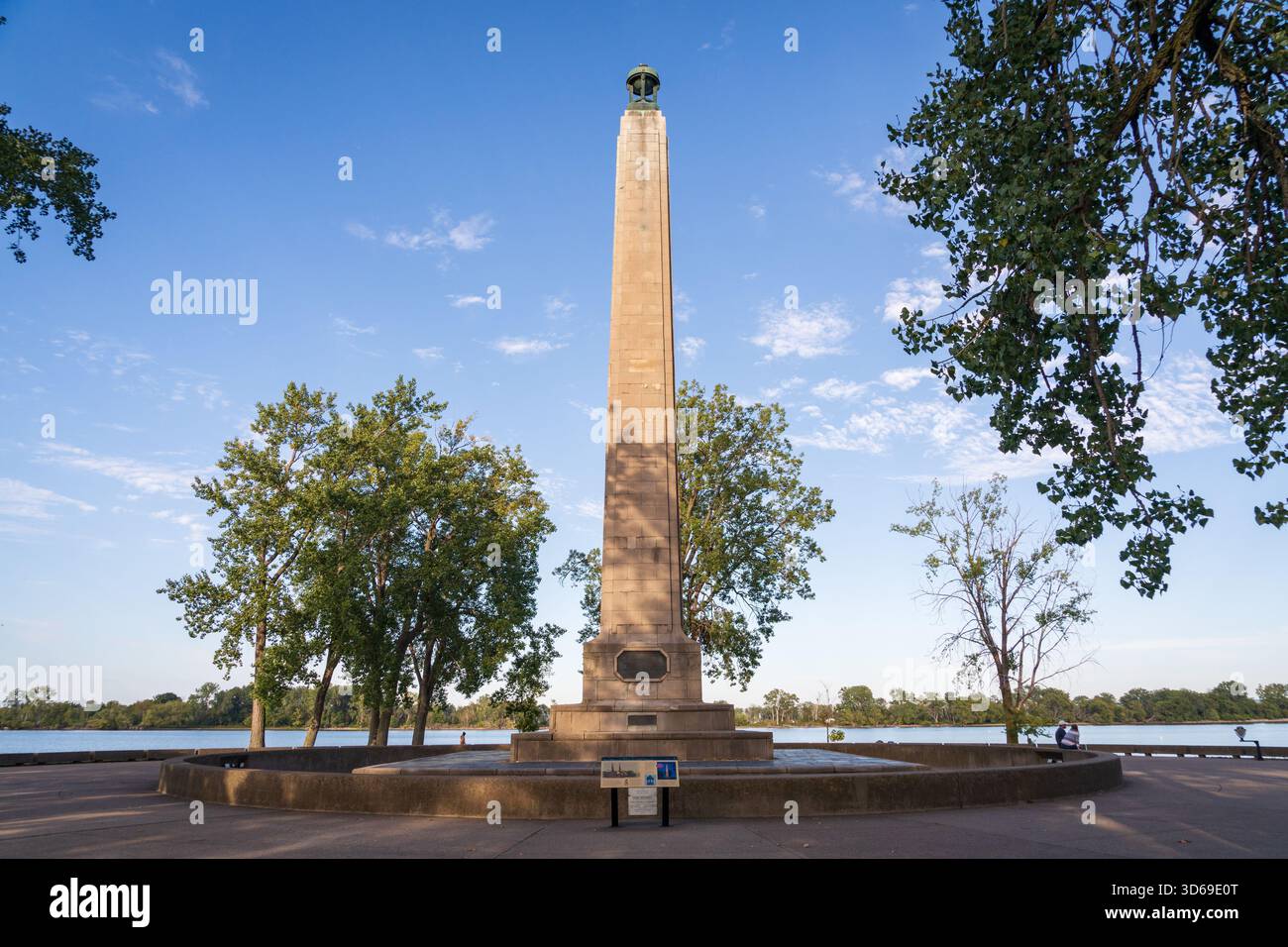 Il Perry Monument al Presque Isle State Park di Erie, Pennsylvania Foto Stock