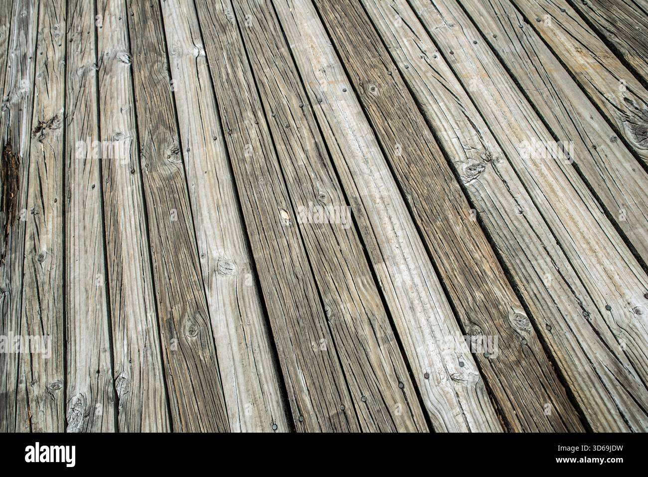 Tavole di legno intemprate a Whangarei, nuova Zelanda Foto Stock